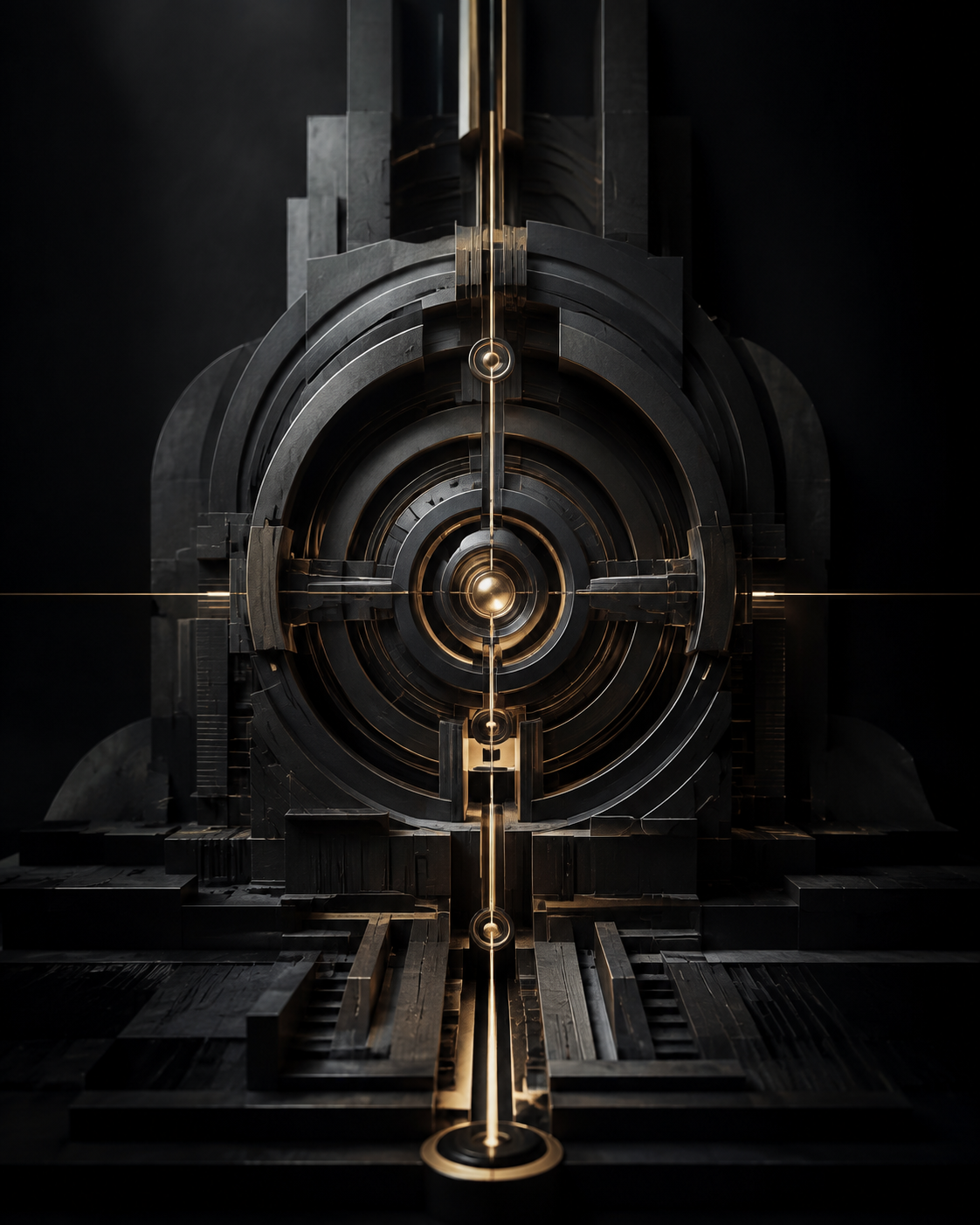Abstract precision architecture representing the mind as an engine
